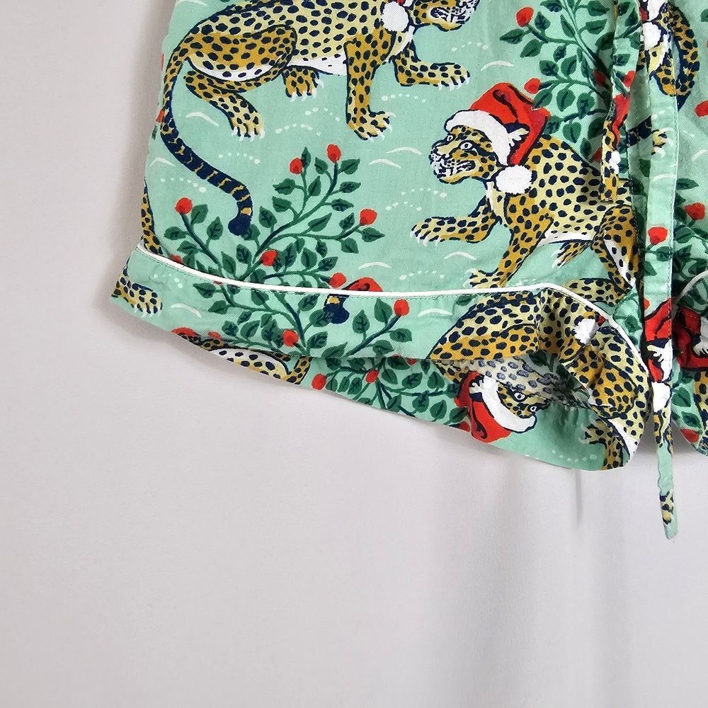 Printfresh Holly Jolly Bagheera Shorts Sleep Set in Green - Size XS - Picture 14 of 15